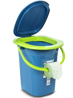 GreenBlue Toaleta turystyczna GB320BL morski-limonka