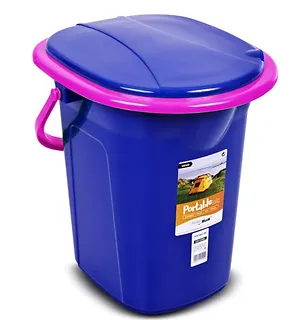 GreenBlue Toaleta turystyczna GB320BR granatowo-różowa
