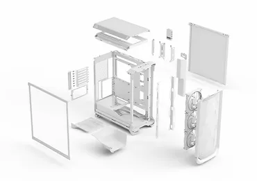 Fractal Design Obudowa Meshify 3 Ambience ProRGB White TG Clear