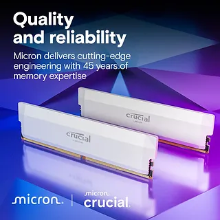 Crucial Pamięć DDR5 Pro OC 32/6000(1*32GB) CL40 biała