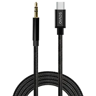 Savio Kabel USB-C do mini-Jack CL-188 2m