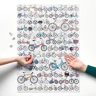 CzuCzu Puzzle 1000 elementów Puzzlove Rowery