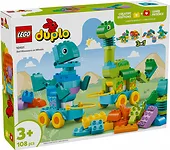 LEGO Klocki DUPLO 10451 3 w 1 Dinozaury na kółkach