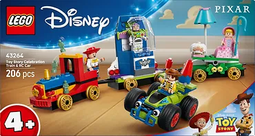 LEGO Klocki Disney 43264 Toy Story - Okolicznościowy pociąg i Pan Sterowany