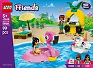 LEGO Klocki Friends 42658 Impreza na basenie z jednorożcem i flamingiem