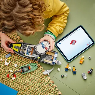 LEGO Klocki City 60456 Pościg łodzią policyjną