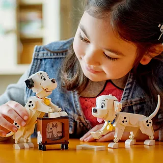 LEGO Klocki Disney 43271 101 dalmatyńczyków - Szczeniaczki Szczęściarz i Penny