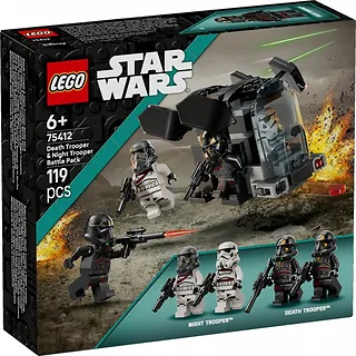 LEGO Klocki Star Wars 75412 Szturmowiec Śmierci i nocny szturmowiec - zestaw bitewny
