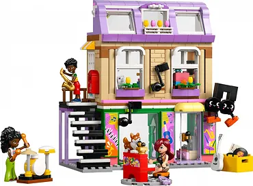 LEGO Klocki Friends 42653 Sklep muzyczny i mieszkanie