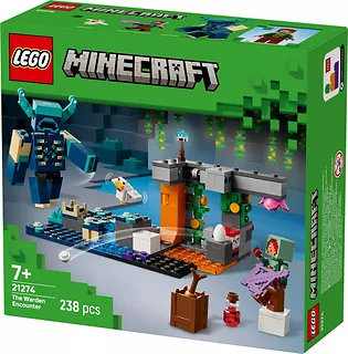 LEGO Klocki Minecraft 21274 Spotkanie ze strażnikiem