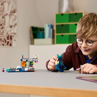 LEGO Klocki Minecraft 21274 Spotkanie ze strażnikiem