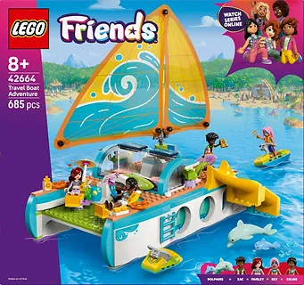 LEGO Klocki Friends 42664 Przygoda na łodzi