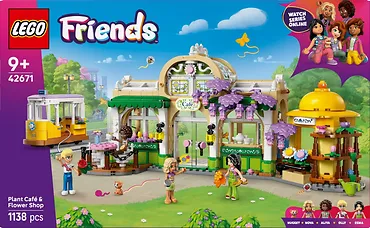LEGO Klocki Friends 42671 Zielona kawiarnia i kwiaciarnia