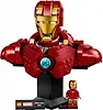 LEGO Klocki Super Heroes 76327 Popiersie Iron Mana MK4