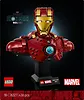 LEGO Klocki Super Heroes 76327 Popiersie Iron Mana MK4