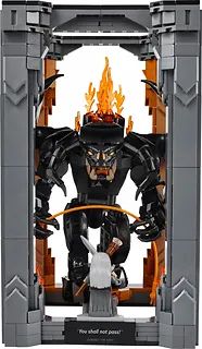 LEGO Klocki Icons 10367 Władca pierścieni: Book nook z Balrogiem