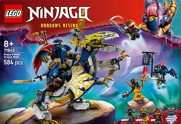 LEGO Klocki 71843 Mech smoczego jeźdźca Rogue'a