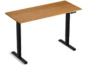 Biurko elektryczne LEVANO System Control Lite 140 Czarny/Drewno 140cm