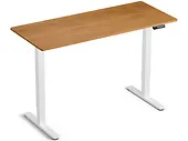 Biurko elektryczne LEVANO System Control Lite 140 Biały/Drewno 140cm