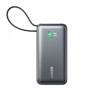 Anker Powerbank 545 NANO 30W 10000mAh z wbudowanym kablem USB-C, czarny