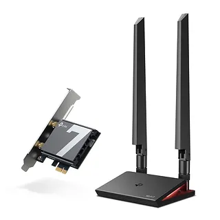 TP-LINK Karta sieciowa Archer TBE550E BE9300 Tri-Band Wi-Fi 7 Bluetooth PCI Express Adapter