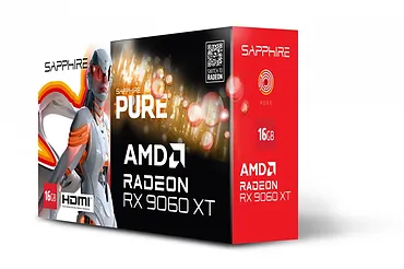 Sapphire Technology Karta graficzna Radeon RX 9060 XT PURE 16GB GDDR6 128bit DP/2HDMI