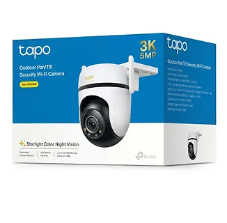 TP-LINK Kamera  Outdoor Pan/TiltSecurity Wi-Fi                   SPEC: 3K 5MP (2880x1620), 2.4 GHz, 2 &times; External Antennas, 1 &times; Ethernet Port, HFEATURE