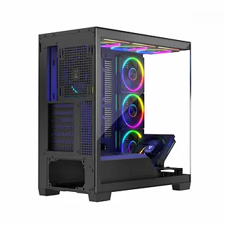 MODECOM Obudowa PC STELLAR 8F ARGB 10 Czarna