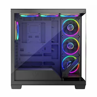 MODECOM Obudowa PC STELLAR 8F ARGB 10 Czarna