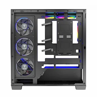 MODECOM Obudowa PC STELLAR 8F ARGB 10 Czarna