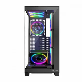 MODECOM Obudowa PC STELLAR 8F ARGB 10 Czarna