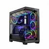 MODECOM Obudowa PC STELLAR 8F ARGB 10 Czarna