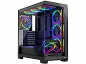 Obudowa PC MODECOM Volcano STELLAR 8F ARGB Czarna
