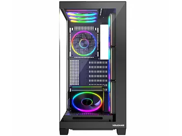 Obudowa PC MODECOM Volcano STELLAR 8F ARGB Czarna