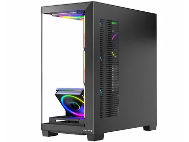 Obudowa PC MODECOM Volcano STELLAR 8F ARGB Czarna