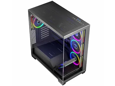 Obudowa PC MODECOM Volcano STELLAR 8F ARGB Czarna