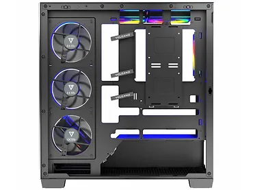 Obudowa PC MODECOM Volcano STELLAR 8F ARGB Czarna