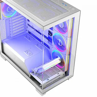 MODECOM Obudowa PC STELLAR 8F ARGB 20 Biała