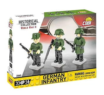 Cobi Klocki Klocki Niemiecka piechota - Zestaw 3 figurek