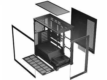 Obudowa PC MODECOM STELLAR NF Czarna bez wentylatorów