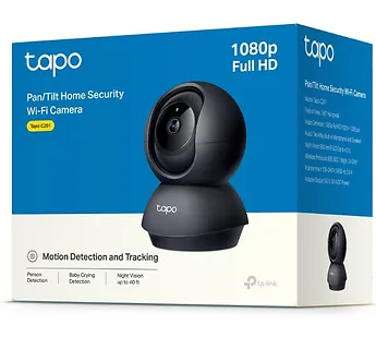 TP-LINK Kamera Pan/Tilt Home Security Wi-Fi                SPEC: 1080p, 2.4 GHz, Horizontal 360o