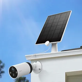 TP-LINK Panel słoneczny Tapo SPEC: 5.2V 4.5W                        FEATURE: Non-Stop Power, Works with Tapo Battery Camera, 4m Charging Cable,   360° Ad