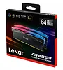 Lexar Pamięć DDR5 ARES RGB 64GB(2*32GB)/6400 CL32 czarna