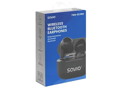 SAVIO TWS-02 PRO Słuchawki bezprzewodowe