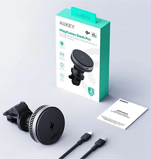 AUKEY Ładowarka bezprzewodowa chłodząca samochodowa HD-MC13A Qi2 15W 3A