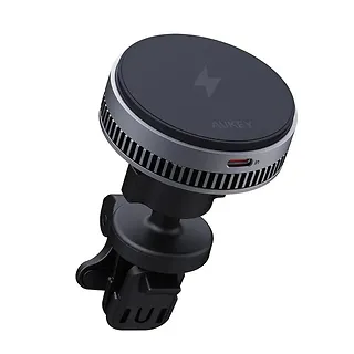 AUKEY Ładowarka bezprzewodowa chłodząca samochodowa HD-MC13A Qi2 15W 3A