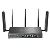 TP-LINK Brama sieciowa gigabitowa Omada 4G+ Cat6 AX3000 VPN with 4-Port PoE+PORT: 1× Gigabit SFP WAN/LAN Port, 1× Gigabit RJ45 WAN Port, 4× Gigabit WAN/LAN