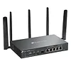 TP-LINK Brama sieciowa gigabitowa Omada 4G+ Cat6 AX3000 VPN with 4-Port PoE+PORT: 1× Gigabit SFP WAN/LAN Port, 1× Gigabit RJ45 WAN Port, 4× Gigabit WAN/LAN