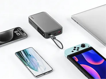 AUKEY PowerBank PB-Y48  | 20000mAh | 130W | 4xUSB | LED | PPS | kabel USB-C