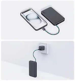 AUKEY PowerBank PB-Y53P  | 10000mAh | 22.5W | 4xUSB | kabel USB-C